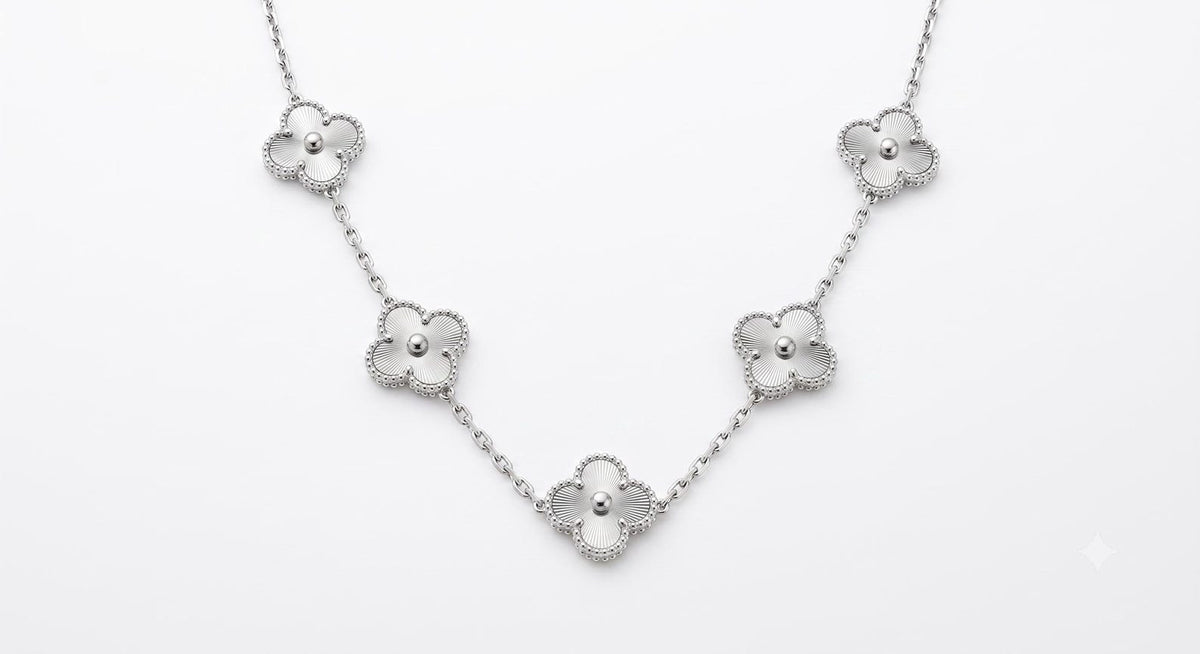 Stainless Steel Simple Clover Necklace