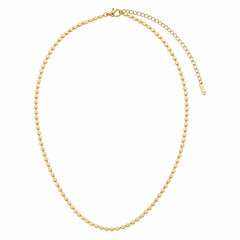 Stainless Steel 3mm 60cm Crushed Honeycomb Chain Necklace