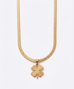 Stainless Steel Italian Small Clover Necklace