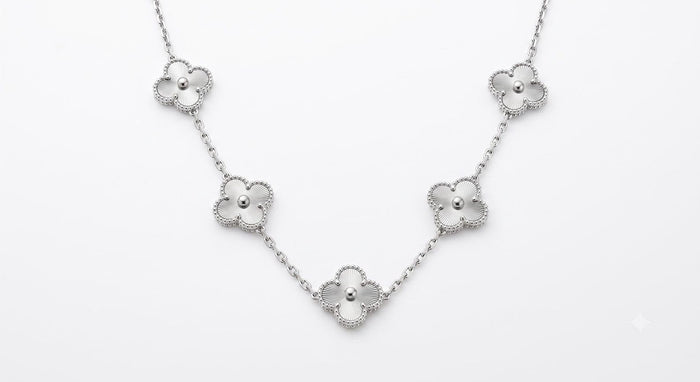 Stainless Steel Simple Clover Necklace