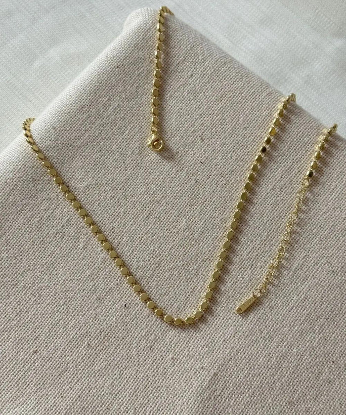 Stainless Steel 3mm 60cm Crushed Honeycomb Chain Necklace